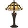 Lite Source Mircea Dark Bronze Tiffany-Style Table Lamp