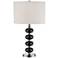 Lite Source Mistico Gunmetal Stacked Orb Table Lamp