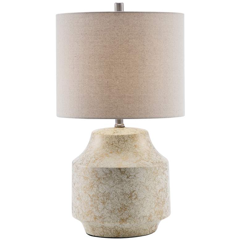 Image 1 Lite Source Moira 25 1/2 inch Natural Gold Ceramic Table Lamp