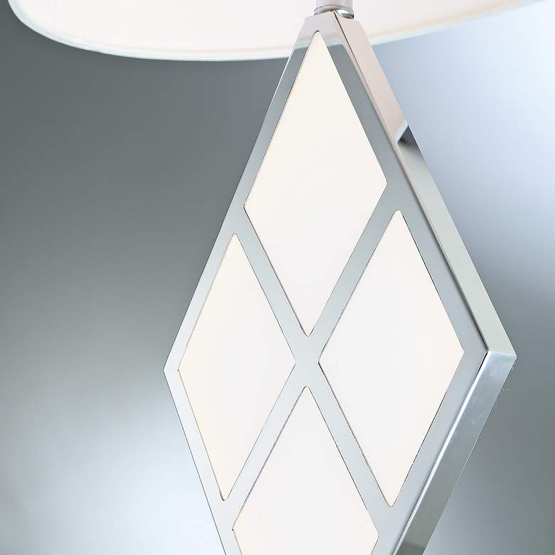 Image 3 Lite Source Molten 60 3/4" Chrome Floor Lamp with LED Night Light more views