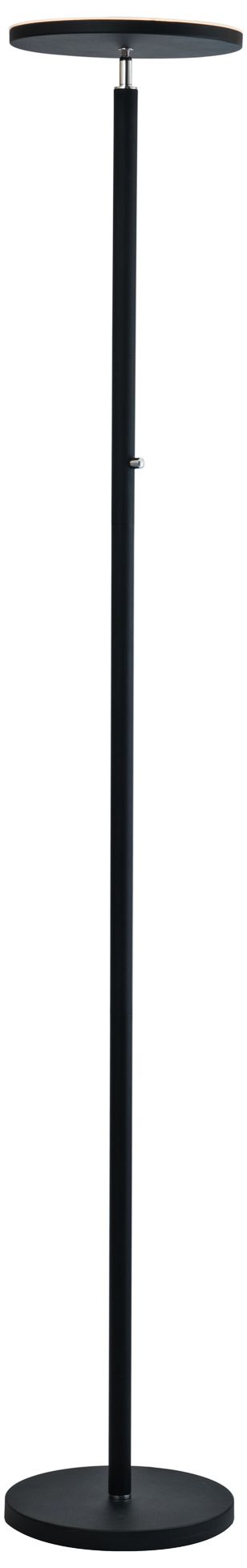 Lite Source Monet Black LED Torchiere Floor Lamp - #69G48