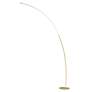 Lite Source Monita 62 1/2" High Modern Gold LED Arc Floor Lamp