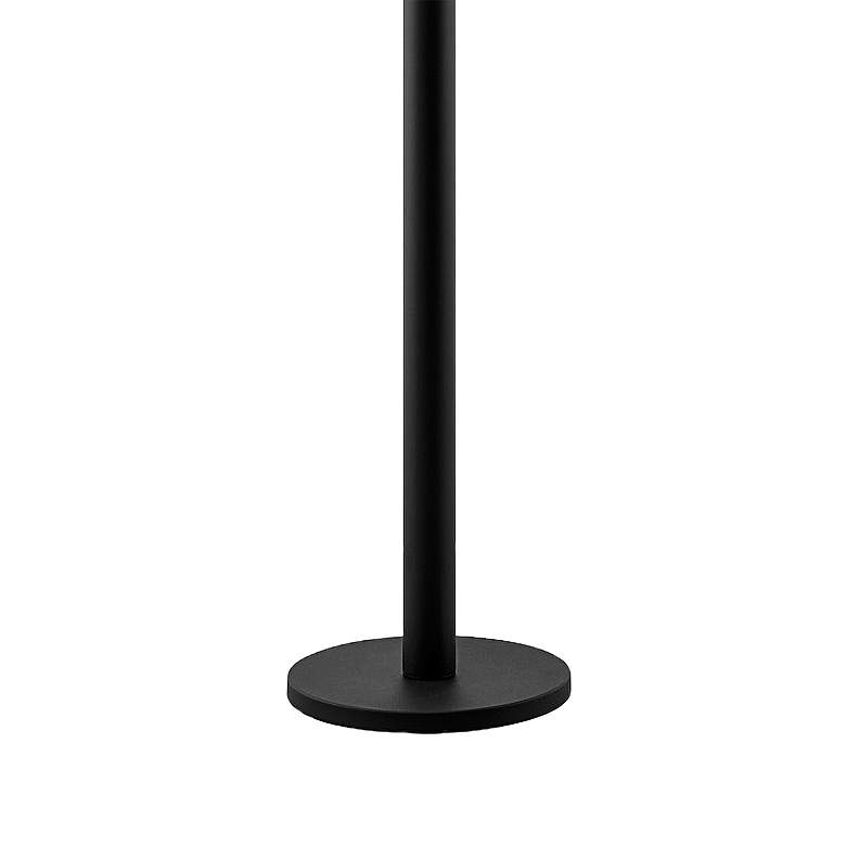 Image 4 Lite Source Monita 80 3/4" Black Metal LED Modern Arc Floor Lamp more views