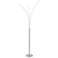 Lite Source Monita 80 3/4" Silver Metal LED Arc Floor Lamp