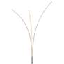 3_Lite Source Monita 80 3/4" Silver Metal LED Arc Floor Lamp more views