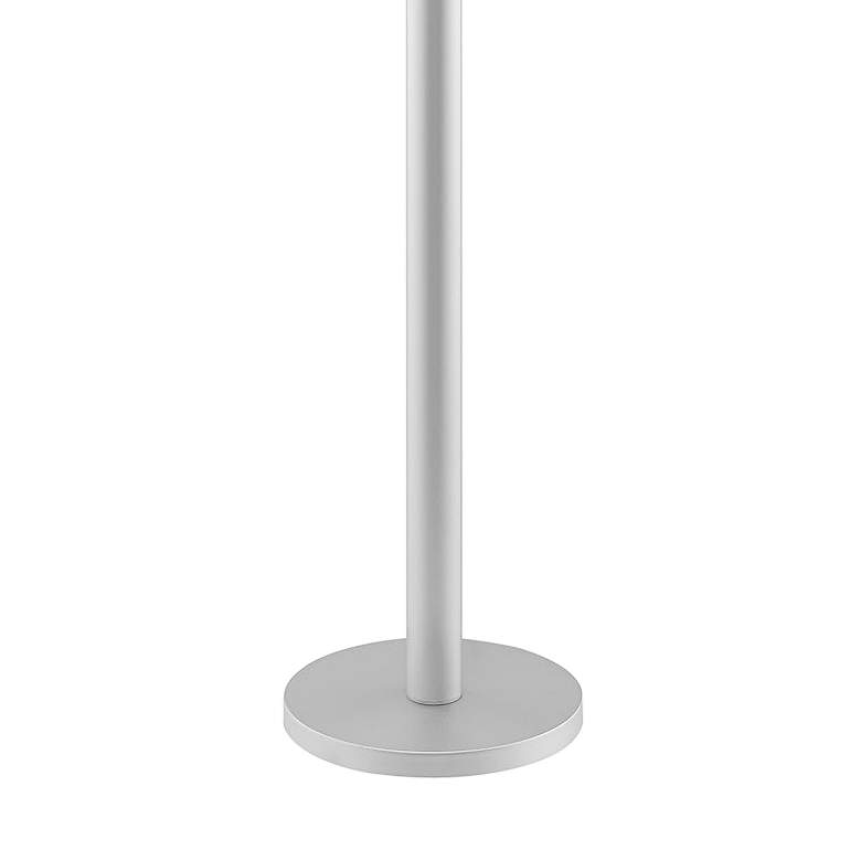Image 4 Lite Source Monita 80 3/4" Silver Metal LED Arc Floor Lamp more views