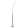 6_Lite Source Monita 80 3/4" Silver Metal LED Arc Floor Lamp more views