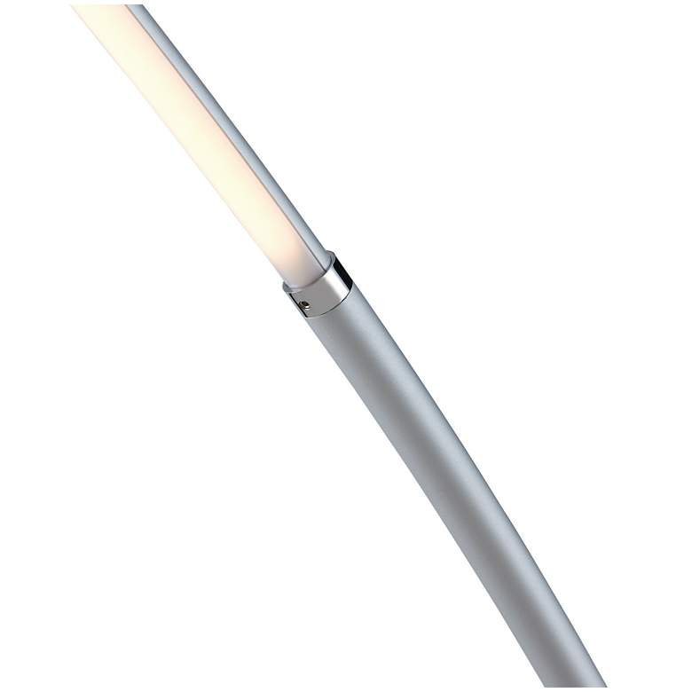 Image 3 Lite Source Monita 80" High Silver Modern LED Large Arc Floor Lamp more views