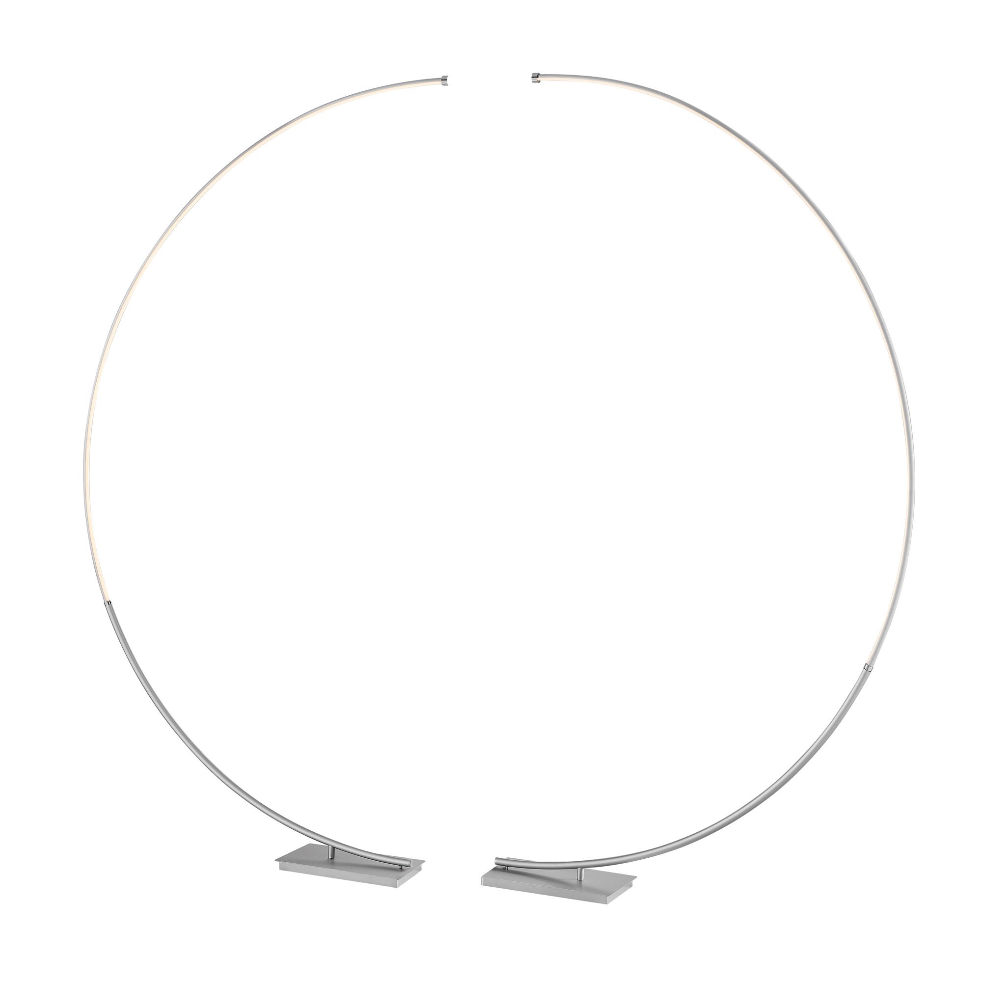 Image 4 Lite Source Monita 81 3/4 High Silver Ring Modern Floor Lamp more views