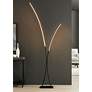 1_Lite Source Monita 84 1/2" Black Finish Modern LED Floor Lamp