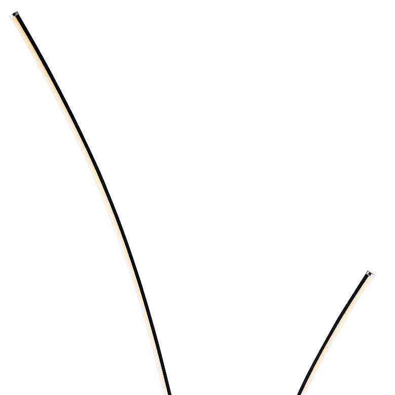 Image 3 Lite Source Monita 84 1/2" Black Finish Modern LED Floor Lamp more views
