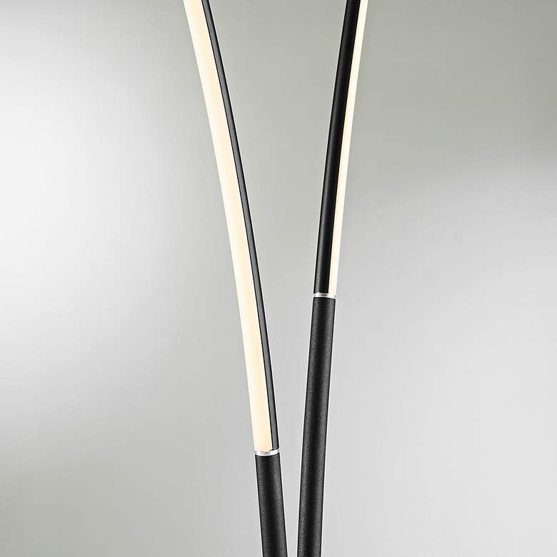 Image 4 Lite Source Monita 84 1/2" Black Finish Modern LED Floor Lamp more views
