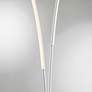 3_Lite Source Monita 85" High Silver LED Arc Floor Lamp more views