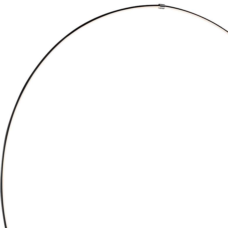 Image 3 Lite Source Monita Black LED Ring Floor Lamp more views