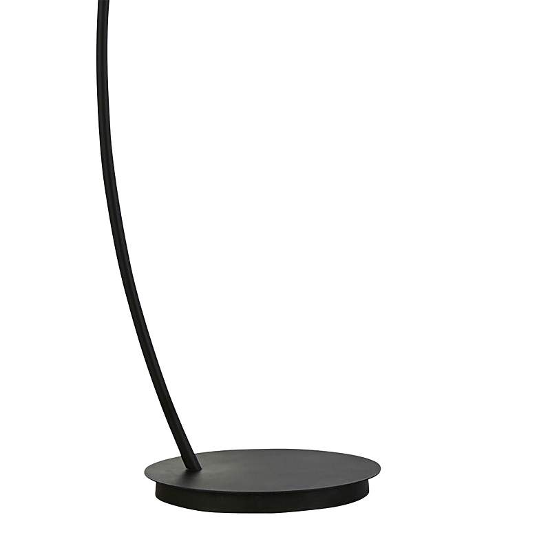 Image 4 Lite Source Monita Matte Black LED Modern Orb Arc Floor Lamp more views