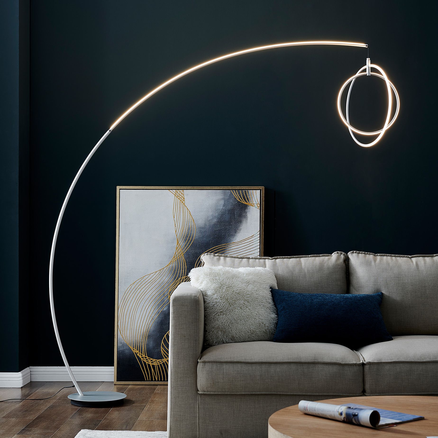 arc floor lamp structube