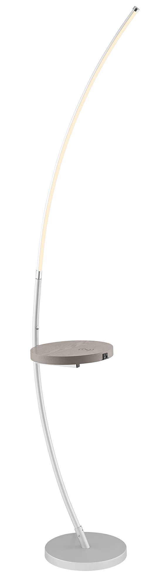 led curved floor lamp lidl