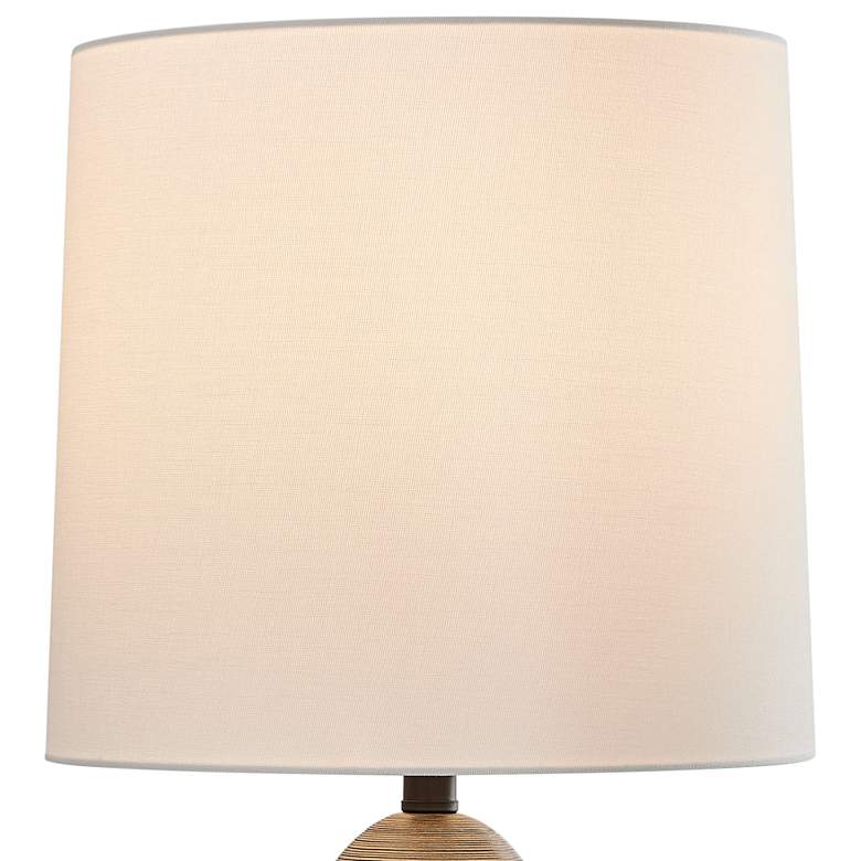 Image 3 Lite Source Monte 26 1/2" High Black Cement LED Table Lamp more views
