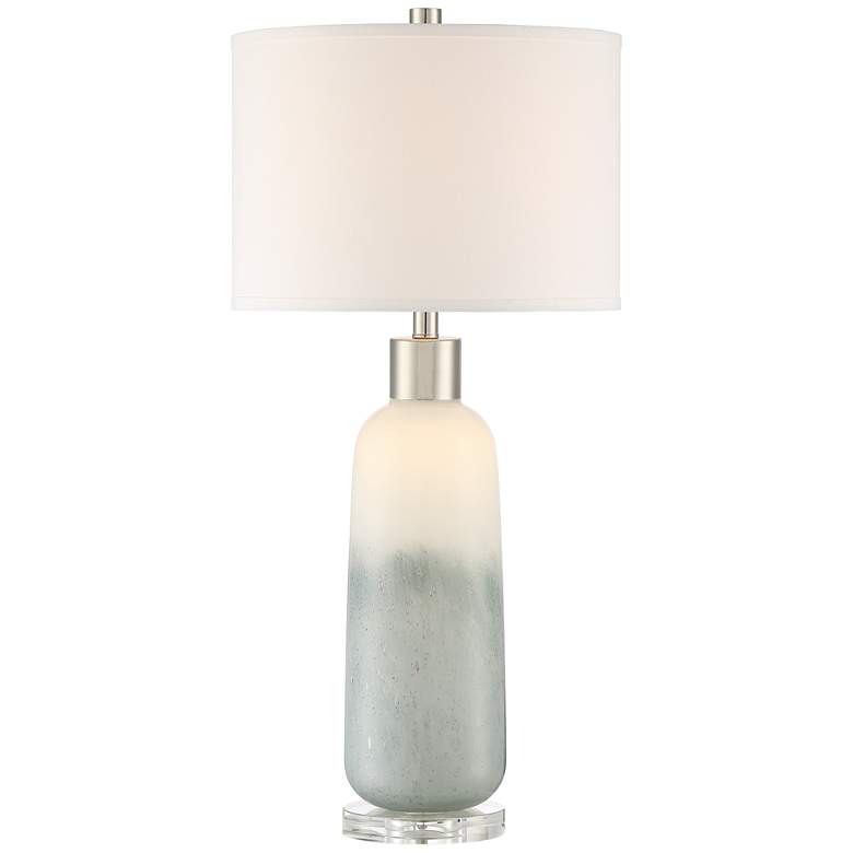 Image 1 Lite Source Mouna 31 1/2" Jade Glass Modern Night Light Table Lamp