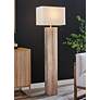 1_Lite Source Mulder Antique Gray Wood Floor Lamp