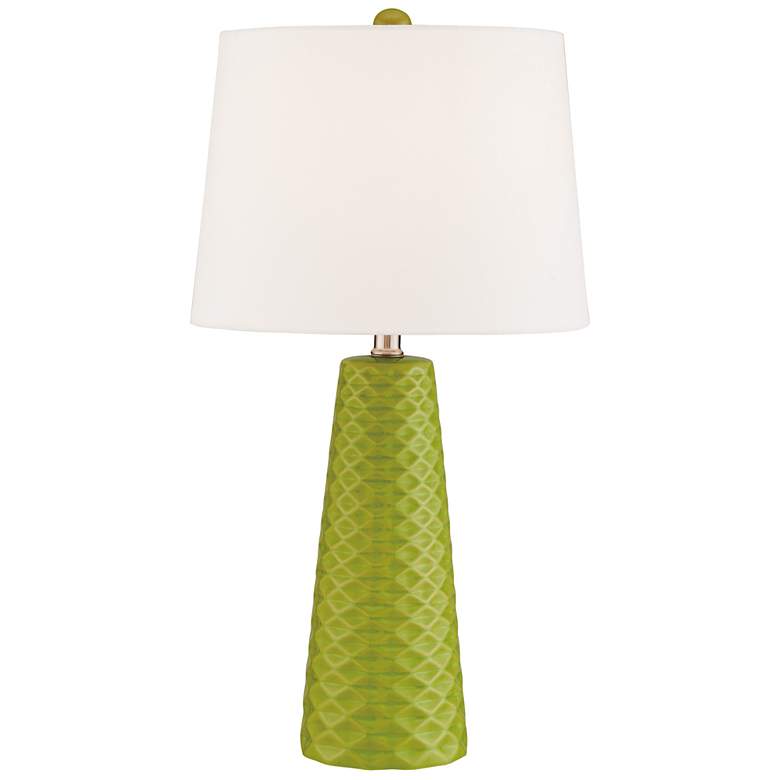 Image 4 Lite Source Muriel 24" High Modern Green Ceramic Table Lamps Set of 2 more views