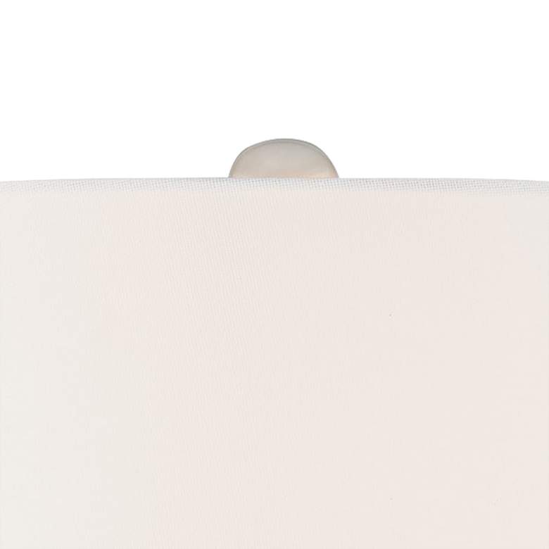 Image 3 Lite Source Muriel 24" Modern White Ceramic Table Lamps Set of 2 more views