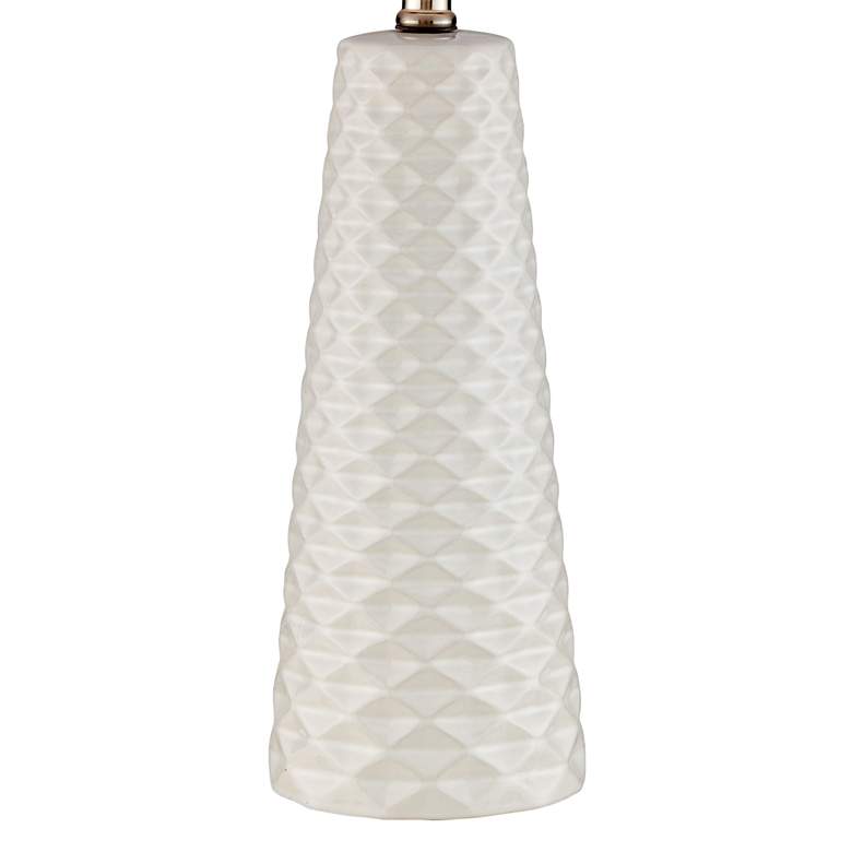 Image 5 Lite Source Muriel 24" Modern White Ceramic Table Lamps Set of 2 more views