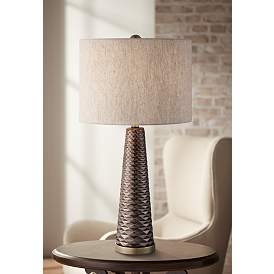 Image1 of Lite Source Murphy 30" Gunmetal Ceramic Table Lamp