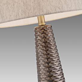 Image3 of Lite Source Murphy 30" Gunmetal Ceramic Table Lamp more views