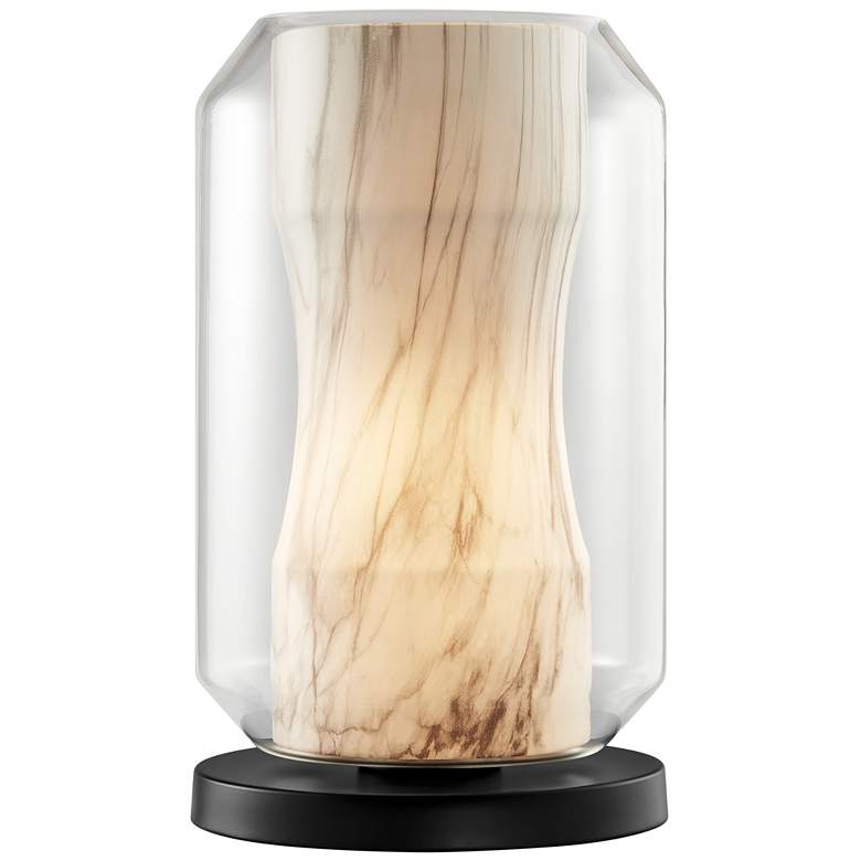 Image 2 Lite Source Naeva 12" High Glass Accent Table Lamp
