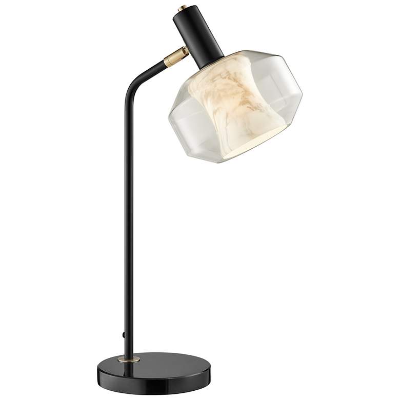 Image 2 Lite Source Naeva 25 3/4" High Black Modern Table Lamp