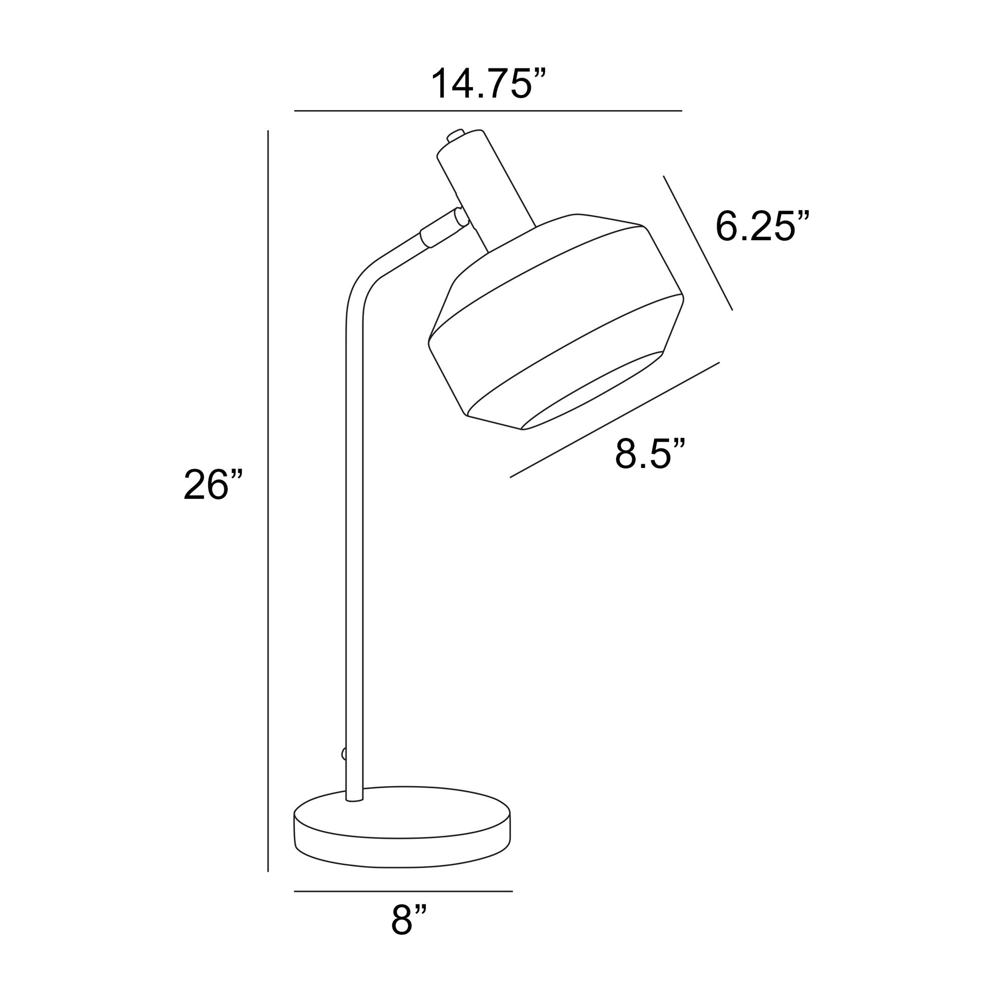 Image 4 Lite Source Naeva 25 3/4" High Black Modern Table Lamp more views