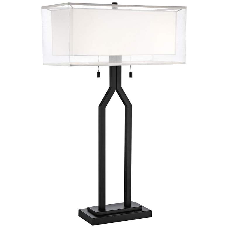 Image 1 Lite Source Nalani Black Metal Table Lamp