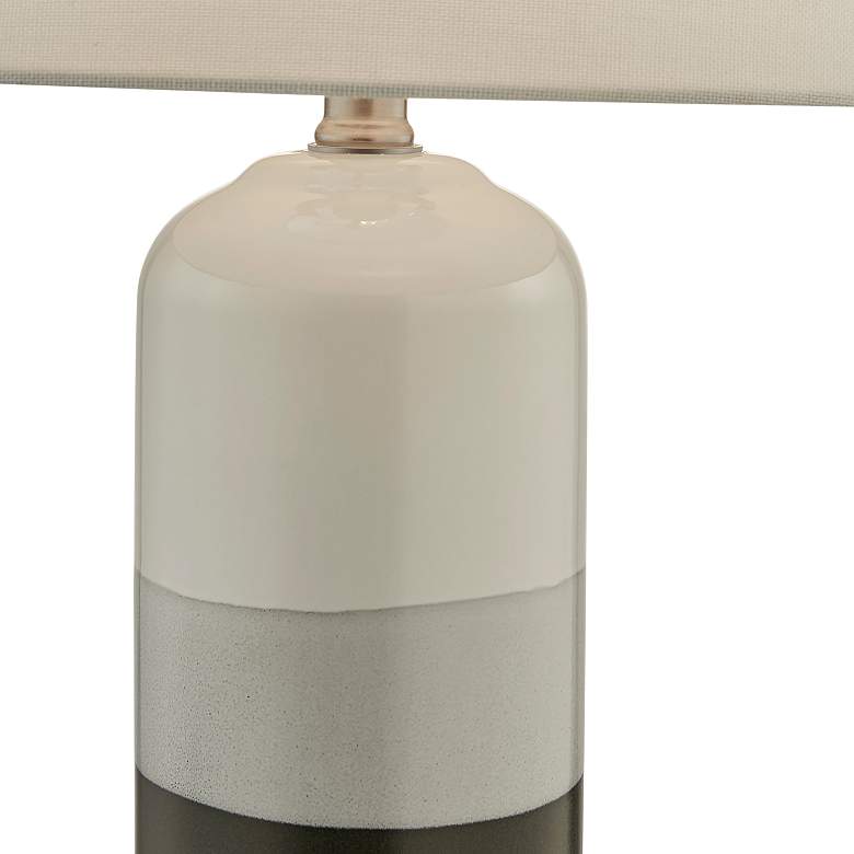 Image 5 Lite Source Neena 24 1/4" Gray Black Ceramic Table Lamps Set of 2 more views