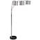 Lite Source Netto 3-Light Arch Polished Steel Floor Lamp