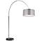 Lite Source Netto Arch Polished Steel Floor Lamp