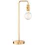 Lite Source Nilmani 22 1/4" High French Gold Downbridge Desk Lamp