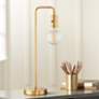 Lite Source Nilmani 22 1/4" High French Gold Downbridge Desk Lamp