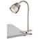 Lite Source Nobu LED Steel Gooseneck Clip-On Desk Lamp
