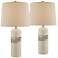 Lite Source Noelle 24 1/4" Natural Ceramic Table Lamps Set of 2