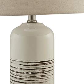 Image5 of Lite Source Noelle 24 1/4" Natural Ceramic Table Lamps Set of 2 more views