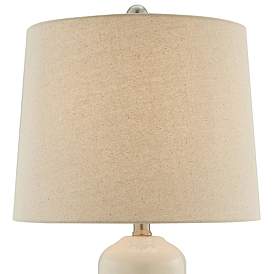 Image3 of Lite Source Noelle Natural Ceramic Table Lamps Set of 2 more views