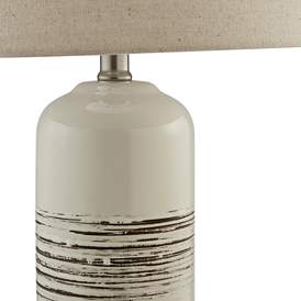 Image5 of Lite Source Noelle Natural Ceramic Table Lamps Set of 2 more views
