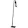 Lite Source Norman 66 1/2" High Black Finish Modern Floor Lamp