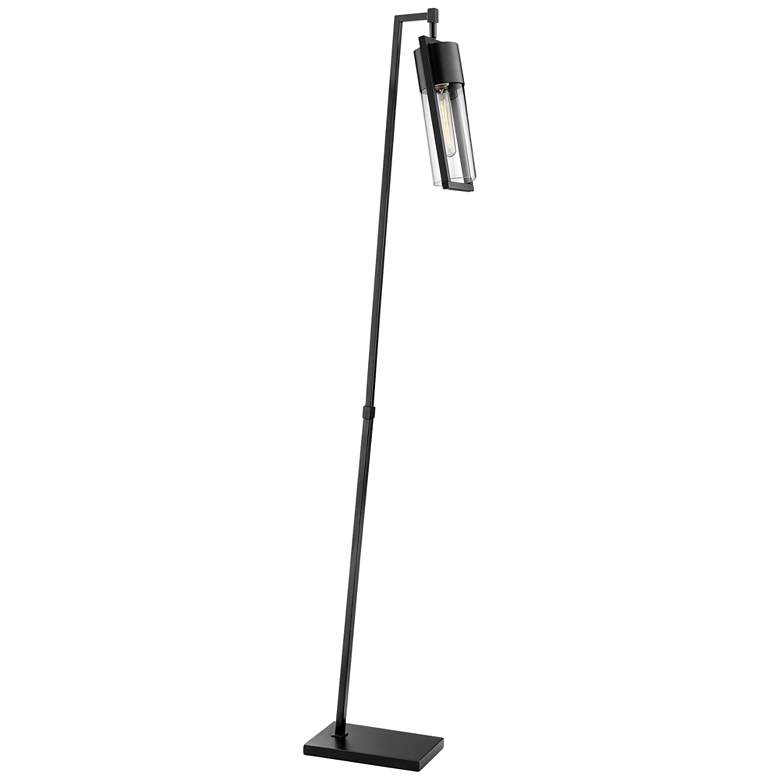 Image 2 Lite Source Norman 66 1/2 inchH Black Finish Modern Floor Lamp