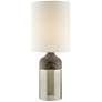 2_Lite Source Obert 25" High Modern Brown Table Lamp