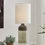 1_Lite Source Obert 25" High Modern Brown Table Lamp