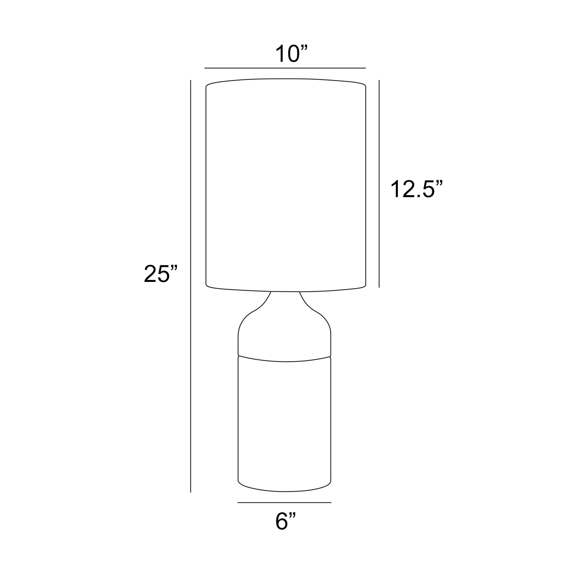 Image 4 Lite Source Obert 25" High Modern Brown Table Lamp more views