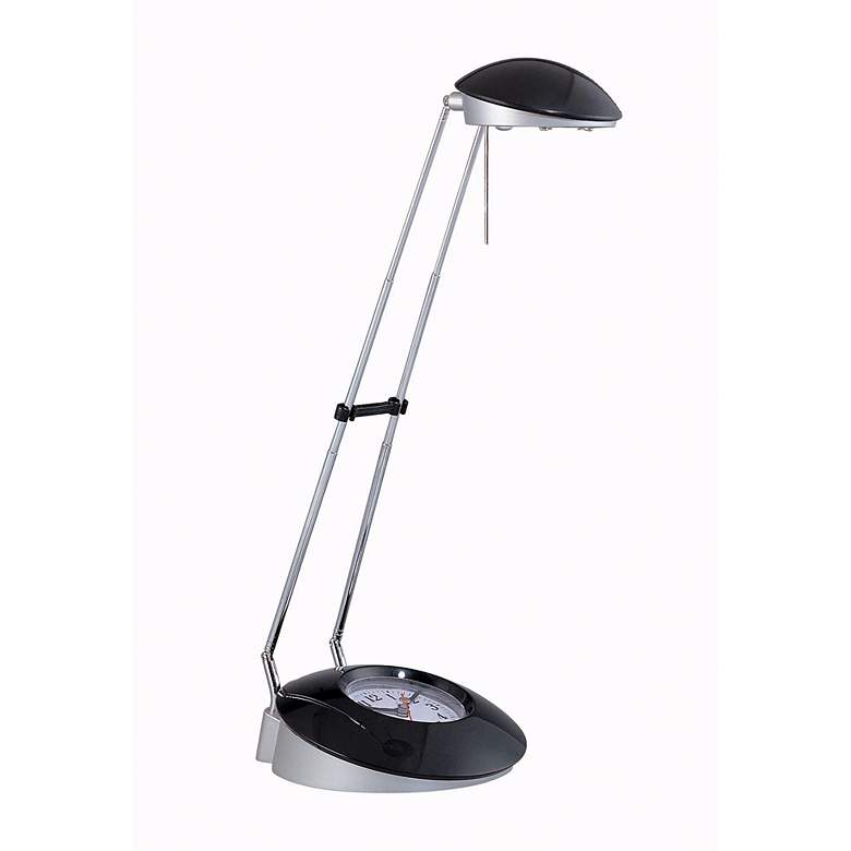 Image 1 Lite Source On-Time Black 18 1/2 inch High Desk Lamp