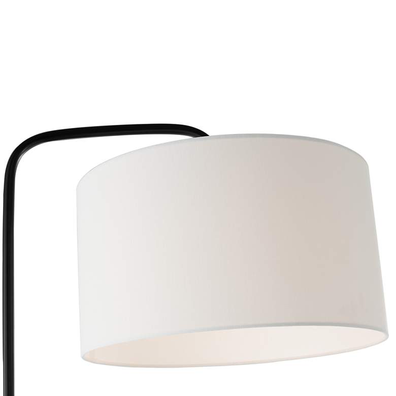 Image 5 Lite Source Orea 64" Black Finish Offset Arm Modern Floor Lamp more views
